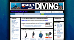 Desktop Screenshot of marediving.cz