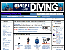Tablet Screenshot of marediving.cz